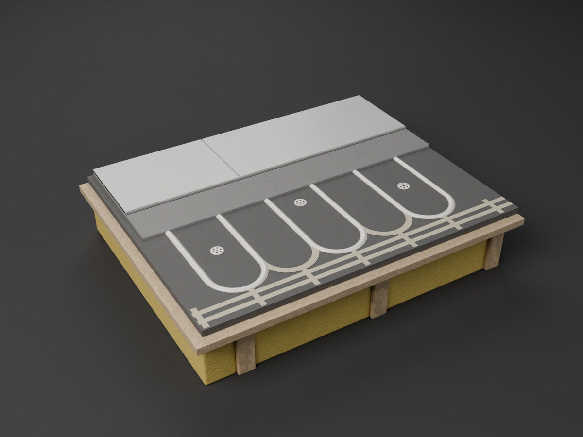 MaxHeatDeck cement-faced overlay board build-up
