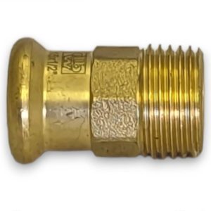 NovaTherm M Press Copper Male Straight 15mm - 1/2" (Pack of 10x)
