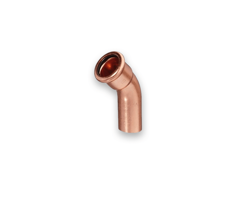 NovaTherm M Press Copper Equal 45 Bend 22mm i/a (Pack of 10x)