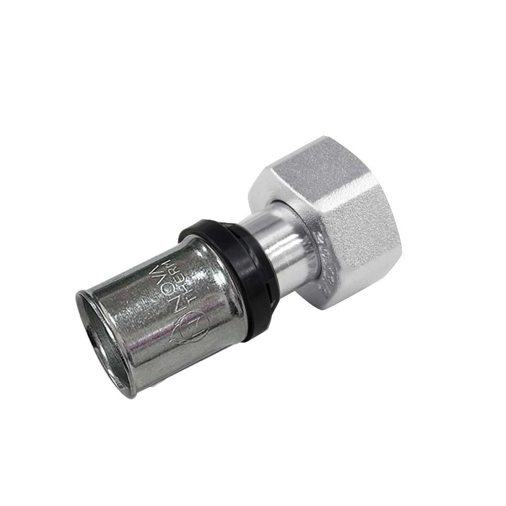 Demountable Female Straight Press Fit Union  16mm - 1/2"