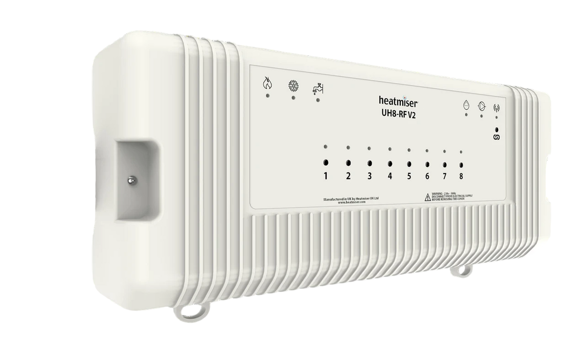 Heatmiser UH8-RF 8 Zone Wireless Wiring Centre
