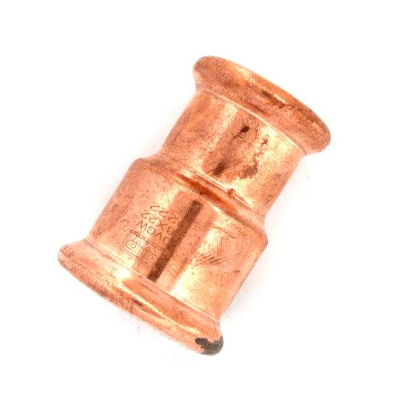 NovaTherm M Press Copper Straight Reducer Coupling 28 - 22mm (Pack of 10x)