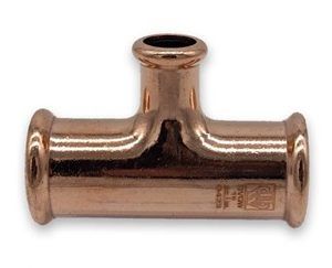 NovaTherm M Press Copper Unequal Tee 28 - 15 - 28mm (Pack of 10x)