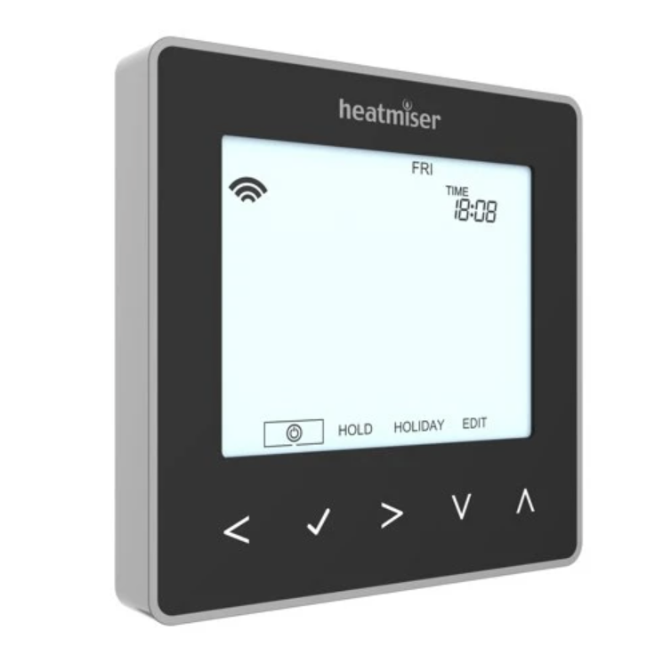 Heatmiser neoStat-hw - Black - 240volt