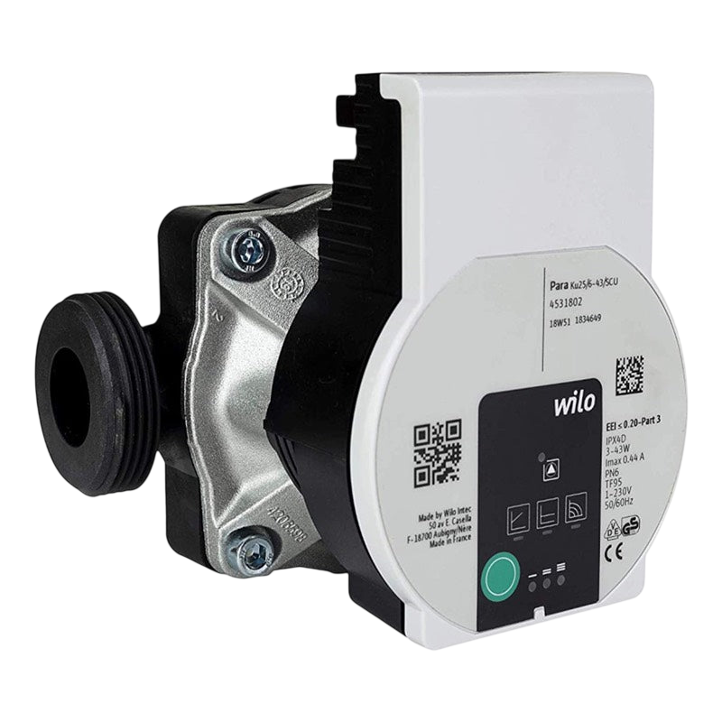 Wilo A-Rated UFH Circulating Pump 6m Head (inc Cable)