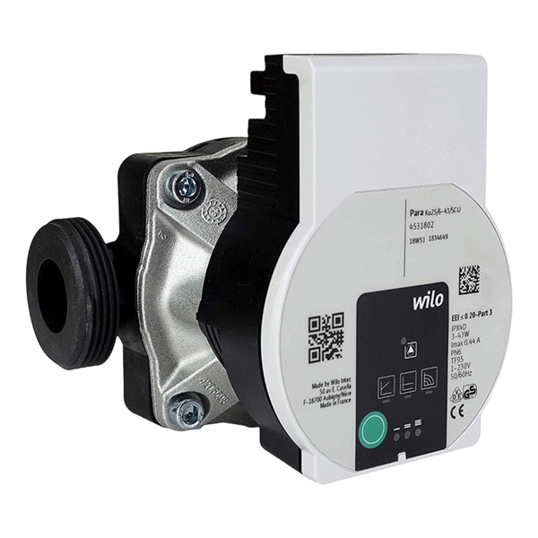 Wilo A-Rated UFH Circulating Pump 6m Head (inc Cable)