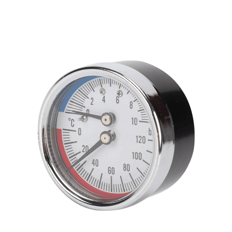 Pressure / Temperature Gauge for UFH Mixing Unit
