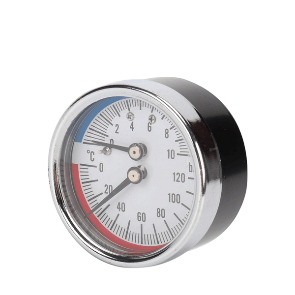 Pressure / Temperature Gauge for UFH Mixing Unit