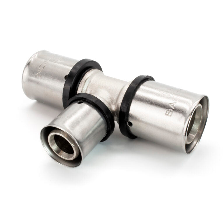 Unequal Press Fit Tee 16mm - 20mm - 16mm