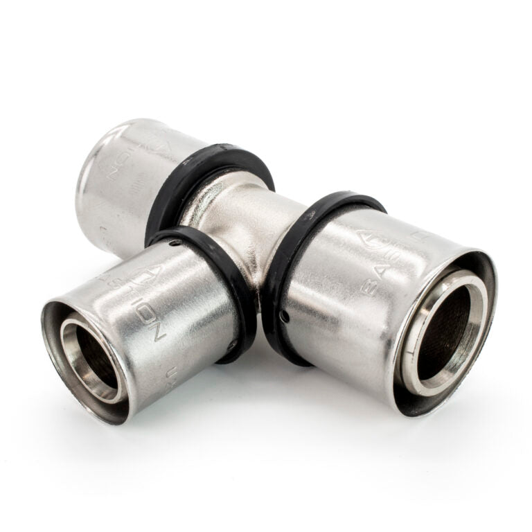 NovaTherm Unequal Press Fit Tee 20mm - 16mm - 20mm