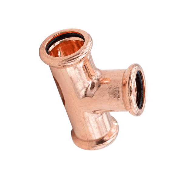 Copper M-Press Equal Tee
