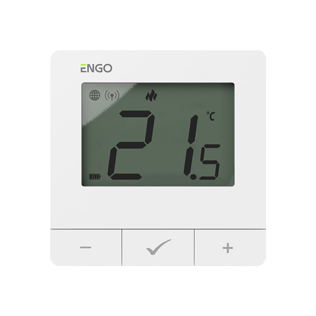Engo ZigBee/868MHz Smart Thermostat, battery, white