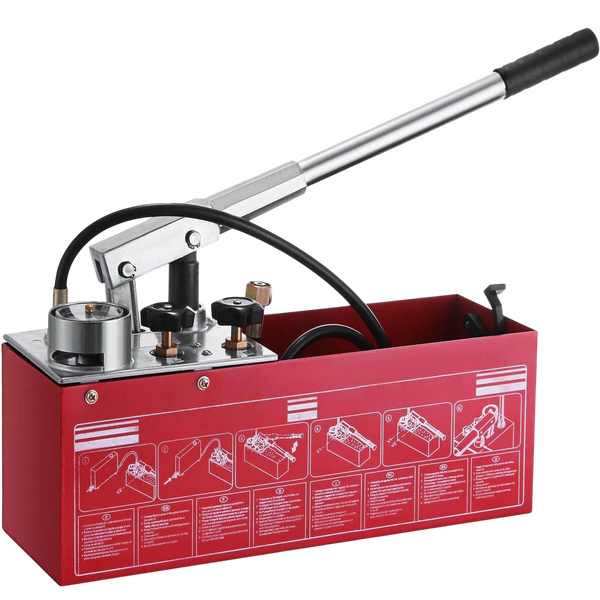 Hydraulic Pressure Test Pump for Underfloor Heating & Plumbing Systems
