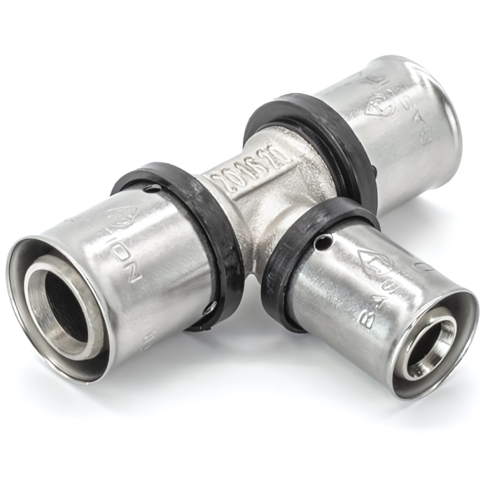 NovaTherm Unequal Press-Fit Tee 25mm-16mm-25mm
