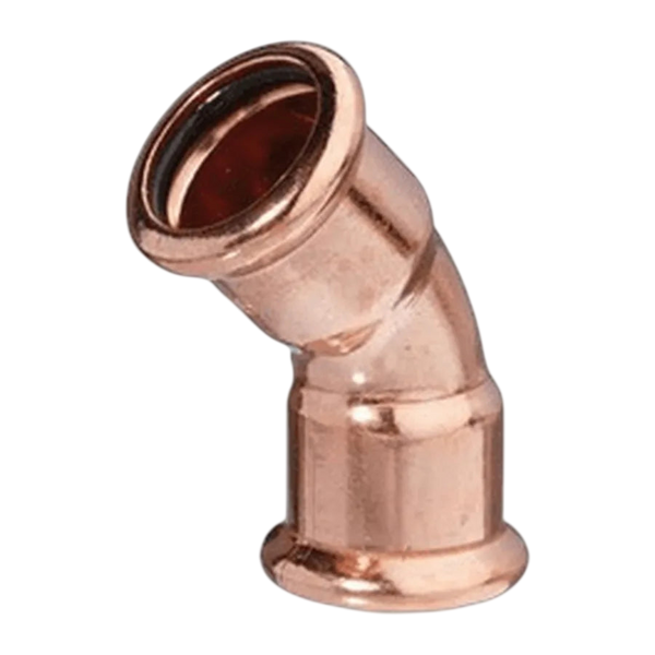 Copper M-Press Equal 45 Bend