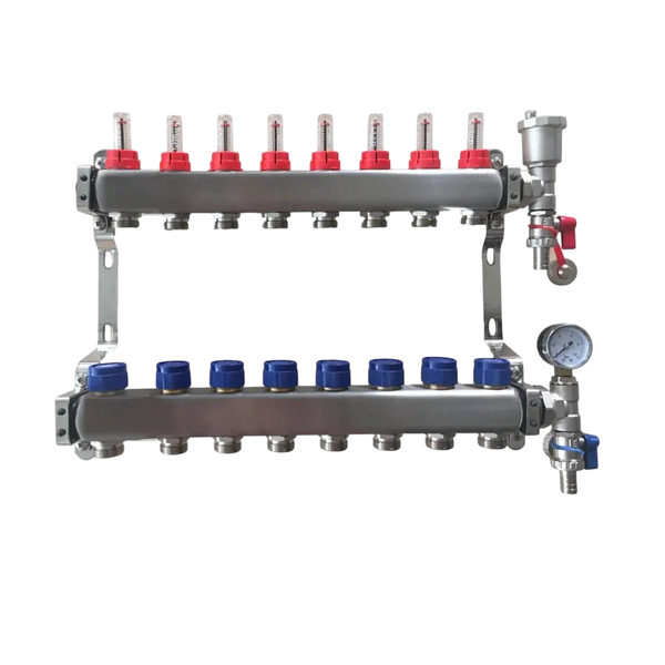 Dualmix Stainless Steel Manifold Assembly (2 to 12 Port)