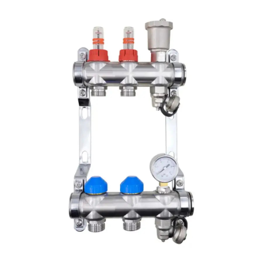 Auto-Balancing Stainless Steel UFH Manifold (2 to 12 Port)