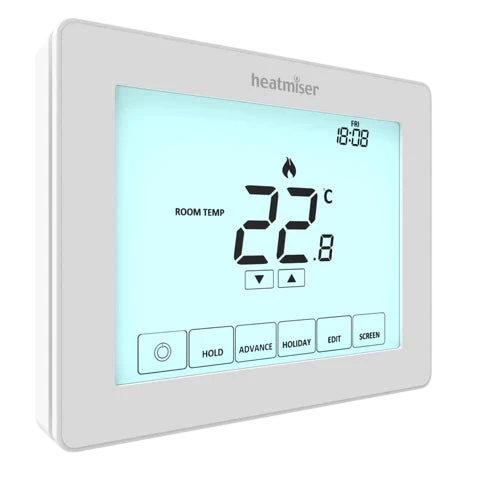Heatmiser Touch / Touch Carbon Touchscreen Programmable Thermostat 230V